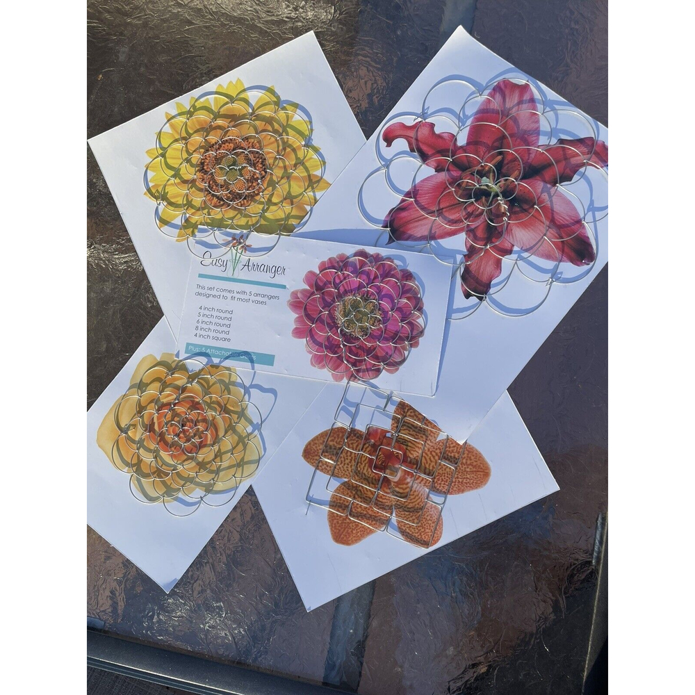 Easy Arranger Set With 5 Arrangers-Various Sizes For Fresh Flowers Arrangement